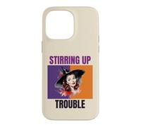 Carcasa para iPhone 14 Pro MAX Arte Pinup Vintage de Brujas de Stirring Up Trouble