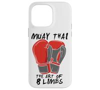Carcasa para iPhone 14 Pro MAX Artes Marciales Muay Thai El Arte De 8 Miembros Cita Boxeo Tailandés