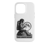 Carcasa para iPhone 14 Pro MAX Astronauta Dibujo Luna Sketch Espacio Artista Gráfico