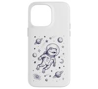 Carcasa para iPhone 14 Pro MAX Astronauta Rana Espacial Divertido