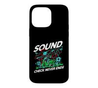 Carcasa para iPhone 14 Pro MAX Audio Engineer Sound Check Never Ends Live Crew Graphic