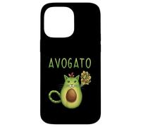 Carcasa para iPhone 14 Pro MAX Avogato Cinco De Mayo Regalo Cinco De Meow Avogato Cat Aguacate