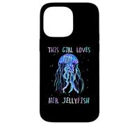 Carcasa para iPhone 14 Pro MAX Awesome Cute Underwater This Girl Loves Her Jellyfish