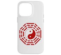 Carcasa para iPhone 14 Pro MAX Bagua Espejo Feng Shui Diseño Yin/Yang Ocho Trigramas Símbolo