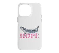 Carcasa para iPhone 14 Pro MAX Ballena jorobada Hope Line Art - Diseño detallado de Ballena