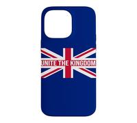 Carcasa para iPhone 14 Pro MAX Bandera británica de Reino Unido Union Jack Unite The Kingdom