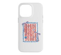 Carcasa para iPhone 14 Pro MAX Bandera con Lazo de Sweet Land of Liberty Patriotic Coquette, EE. UU.