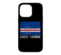 Carcasa para iPhone 14 Pro MAX Bandera de Cabo Verde Envejecida para Hombres, Mujeres y niños, Cabo Verde