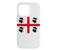 Carcasa para iPhone 14 Pro MAX Bandera de Cerdeña Italia 4 Moros Cerdeña