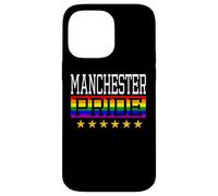 Carcasa para iPhone 14 Pro MAX Bandera del Arco Iris LGBT de Manchester Pride Gay Lesbianas Queer