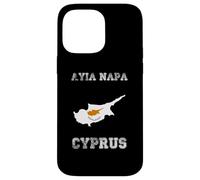 Carcasa para iPhone 14 Pro MAX Bandera Envejecida de Chipre Ayia Napa Pride