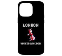 Carcasa para iPhone 14 Pro MAX Bandera Envejecida del Reino Unido Orgullo de Londres