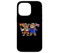 Carcasa para iPhone 14 Pro MAX Bandera España Costa Rica Raíces Español-Costarricenses