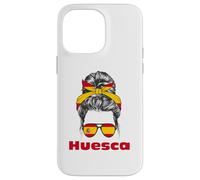 Carcasa para iPhone 14 Pro MAX Bandera Española Señora España Huesca