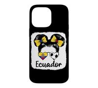 Carcasa para iPhone 14 Pro MAX Bandiera dell'Ecuador Chica Orgogliosi Tifosi Ecuador