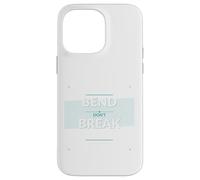 Carcasa para iPhone 14 Pro MAX Bend Dont Break - Regalo de Resistencia de Fuerza de Yoga