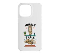 Carcasa para iPhone 14 Pro MAX Berger Picard Haciendo Yoga inhalar - exale DIGOR Divertido
