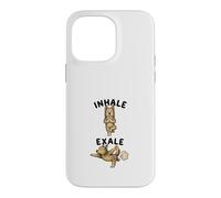Carcasa para iPhone 14 Pro MAX Berger Picard practicando Yoga inhalar - exale DIGOR Divertido