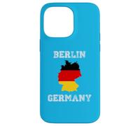 Carcasa para iPhone 14 Pro MAX Berlín Alemania Vintage Alemania Bandera Mapa Diseño