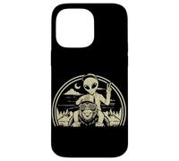 Carcasa para iPhone 14 Pro MAX Bigfoot Alien Boy Adventure Sasquatch OVNI