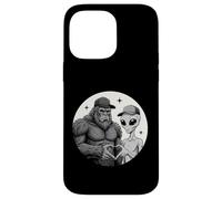 Carcasa para iPhone 14 Pro MAX Bigfoot Sasquatch Alien Love Mano Signo Cryptid