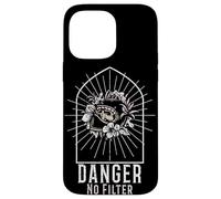 Carcasa para iPhone 14 Pro MAX Biker Mom Danger Sin Filtro