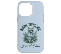 Carcasa para iPhone 14 Pro MAX Bionic Shoulder Social Club Raccoon Lesiones Recuperación Divertido