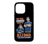Carcasa para iPhone 14 Pro MAX BJJ Dad My Kid Chokes People Orgulloso Padre Jiu-Jitsu