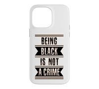 Carcasa para iPhone 14 Pro MAX Black History Gift Ser Black is Not a Crime End Racism