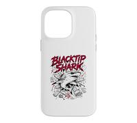Carcasa para iPhone 14 Pro MAX Blacktip Shark Hello Sharky Atacando Océano