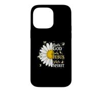 Carcasa para iPhone 14 Pro MAX Blessed by God Loved by Jesus Led by Spirit Faith