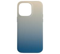 Carcasa para iPhone 14 Pro MAX Blue Beige Gradient Aesthetic - Minimalist Ombre Design for