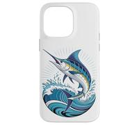 Carcasa para iPhone 14 Pro MAX Blue Marlin Ocean Graphic Fishing