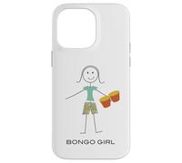 Carcasa para iPhone 14 Pro MAX Bongo Divertido para Mujer, Regalos para Chicas músicas