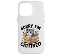 Carcasa para iPhone 14 Pro MAX Bonito diseño de Gato juguetón en Caja