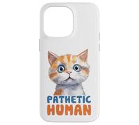 Carcasa para iPhone 14 Pro MAX Bonito gráfico Humano patético de Gato