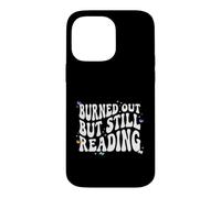 Carcasa para iPhone 14 Pro MAX Bookish Burned out But Still Reading Retro Book Club