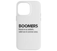 Carcasa para iPhone 14 Pro MAX Boomers criados en Orejas de Conejo sin Cinturones de Seguridad y Sentido común