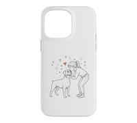 Carcasa para iPhone 14 Pro MAX Boxer Dog Love
