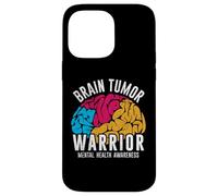 Carcasa para iPhone 14 Pro MAX Brain Tumor Warrior Mental Health Awareness Women Men Kids