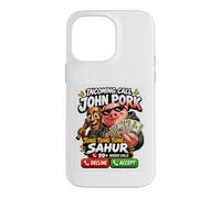 Carcasa para iPhone 14 Pro MAX Brainrot Calling Funny Viral Meme Humor Design Entrante
