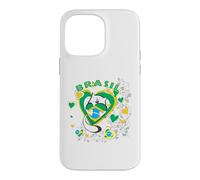 Carcasa para iPhone 14 Pro MAX Brasil-Brasil - Corazón de Gato Lindo Amante de la Bandera de Brasil