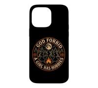 Carcasa para iPhone 14 Pro MAX Brujas Dios Prohíba Una Chica Tiene Pasatiempos Luna Campfire