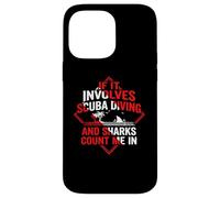 Carcasa para iPhone 14 Pro MAX Buceo | Si Involucra Buceo y Tiburones Cuenta Conmigo