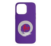 Carcasa para iPhone 14 Pro MAX Budismo Zen caligrafía Signo de Paz japonés