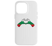 Carcasa para iPhone 14 Pro MAX Bulgaria Flag Bulgarian Heart