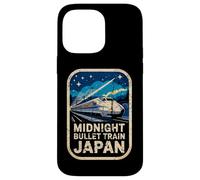 Carcasa para iPhone 14 Pro MAX Bullet Train Japón Midnight Shinkansen Retro Anime Sovenir