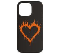 Carcasa para iPhone 14 Pro MAX Burning Heart Y2K Grunge