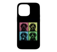 Carcasa para iPhone 14 Pro MAX Cabina de Fotos de Perro Divertido con diseño de león de Pelo Duro