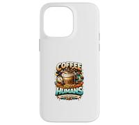 Carcasa para iPhone 14 Pro MAX Café Antes de los Humanos Diseño gráfico Divertido